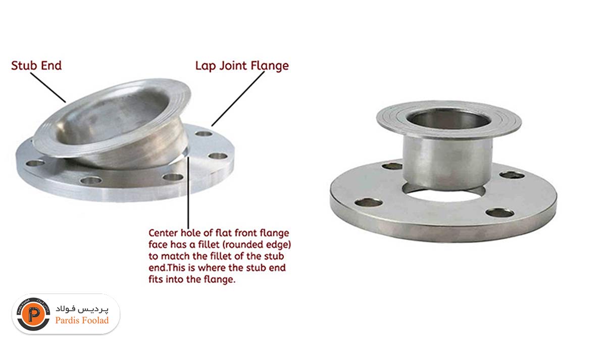 فلنج لپ جوینت چیست؟ کاربرد Lap joint flange پردیس فولاد