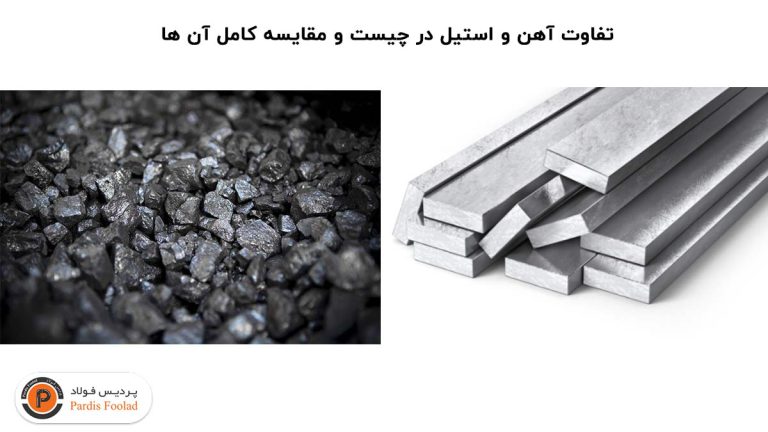 تفاوت آهن و استیل در چیست و مقایسه کامل آن ها